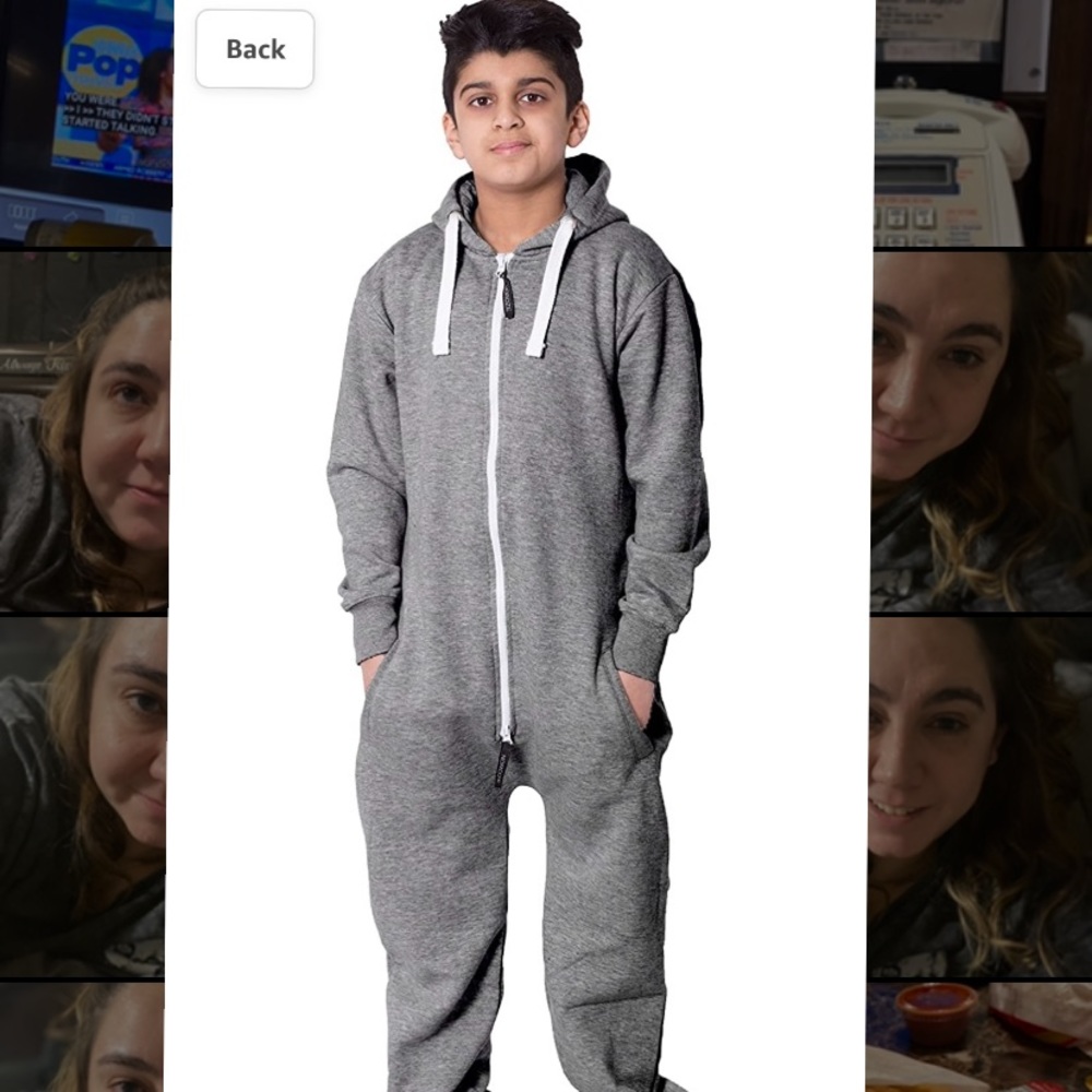 Kids size 9/10 Sweat Onsie